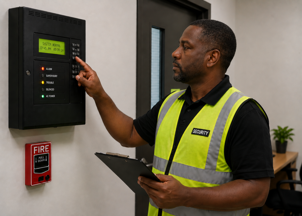 national fire watch alarm panel monitoring